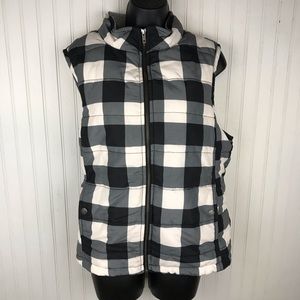 Buffalo Check Puffer Vest